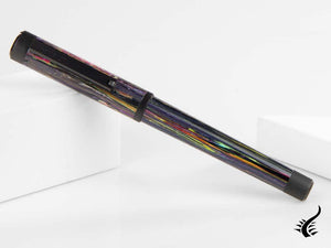 Montegrappa Zero Zodiac Aquarius Fountain Pen, Steel, ISZEZ-IC-V1