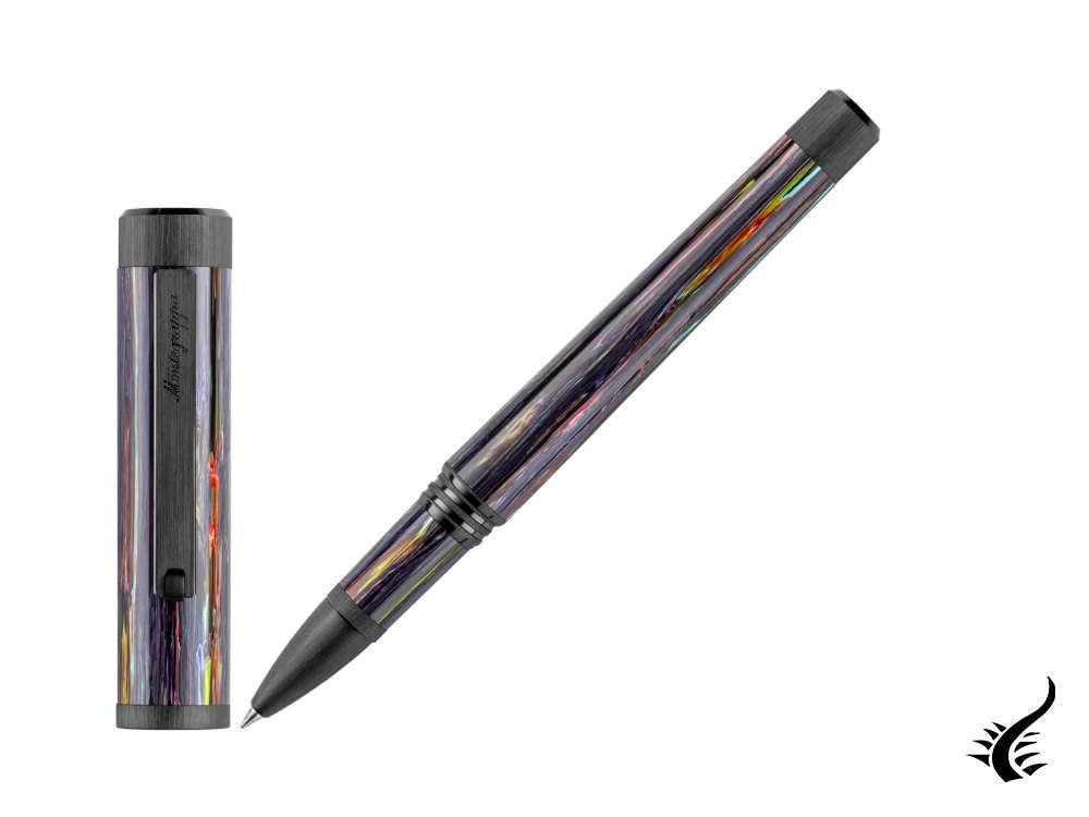 Stylo roller Montegrappa Zero Zodiac Aquarius, Montegrappite, ISZEZRIC-V1