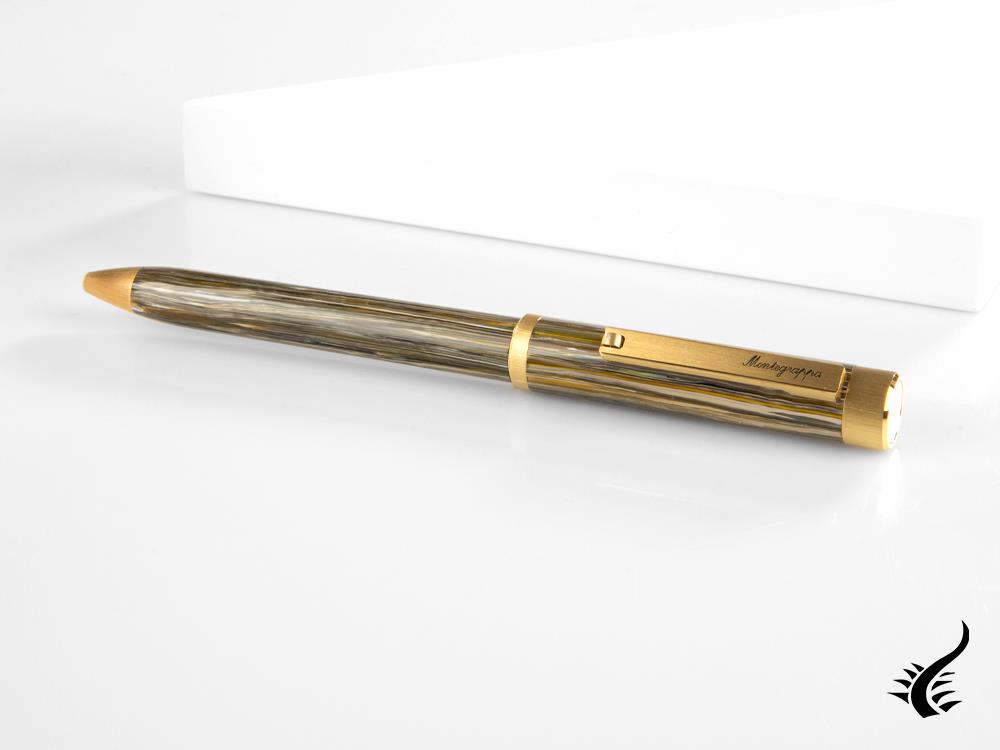 Stylo à bille Montegrappa Zero Zodiac Capricorne, Montegrappite, ISZEZBIY-M3