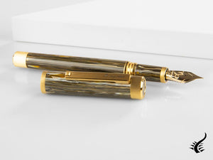 Montegrappa Zero Zodiac Capricorn Fountain Pen, 14K, LE ISZEZ-4Y-M3