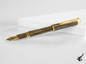 Montegrappa Zero Zodiac Capricorn Fountain Pen, Steel, ISZEZ-IY-M3