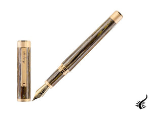 Montegrappa Zero Zodiac Capricorn Fountain Pen, Steel, ISZEZ-IY-M3