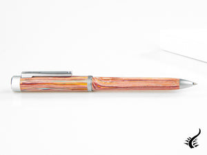 Stylo à bille Montegrappa Zero Zodiac Poissons, rose, acier inoxydable, ISZEZBIP-S2