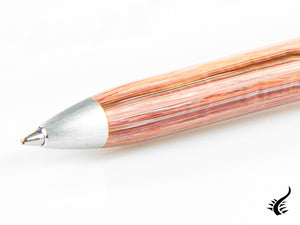 Stylo à bille Montegrappa Zero Zodiac Poissons, rose, acier inoxydable, ISZEZBIP-S2