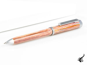 Stylo à bille Montegrappa Zero Zodiac Poissons, rose, acier inoxydable, ISZEZBIP-S2