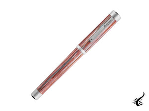 Stylo plume Montegrappa Zero Zodiac Poissons, rose, or 14 carats, ISZEZ-4P-S2