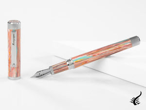 Montegrappa Zero Zodiac Pisces Fountain Pen, Steel, ISZEZ-IP-S2