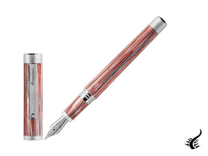 Stylo plume Montegrappa Zero Zodiac Poissons, acier, ISZEZ-IP-S2