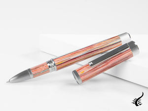 Montegrappa Zero Zodiac Pisces Rollerball pen, Pink, Steel, ISZEZRIP-S2