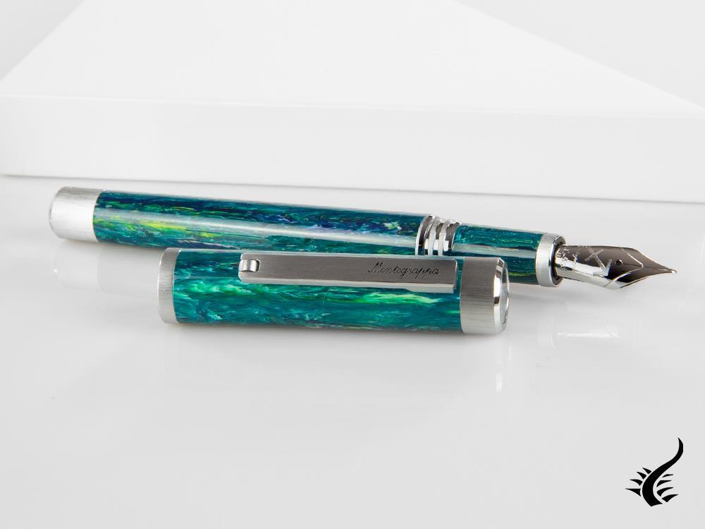 Montegrappa Zero Zodiac Sagittarius Fountain Pen, 14K, LE, ISZEZ-4P-G10