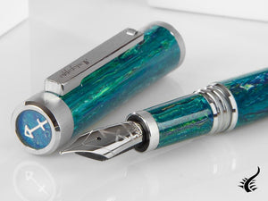 Stylo plume Montegrappa Zero Zodiac Sagittaire, 14K, LE, ISZEZ-4P-G10