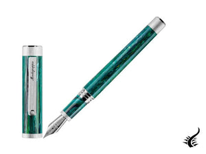 Stylo plume Montegrappa Zero Zodiac Sagittaire, acier, ISZEZ-IP-G10