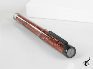 Stylo plume Montegrappa Zero Zodiac Scorpio, acier, ISZEZ-IC-R4