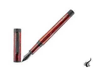 Stylo plume Montegrappa Zero Zodiac Scorpio, acier, ISZEZ-IC-R4