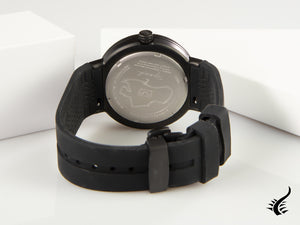 Montre à quartz spéciale Montjuic, acier inoxydable 316L, noir, 43 mm, MJ1.1201.B