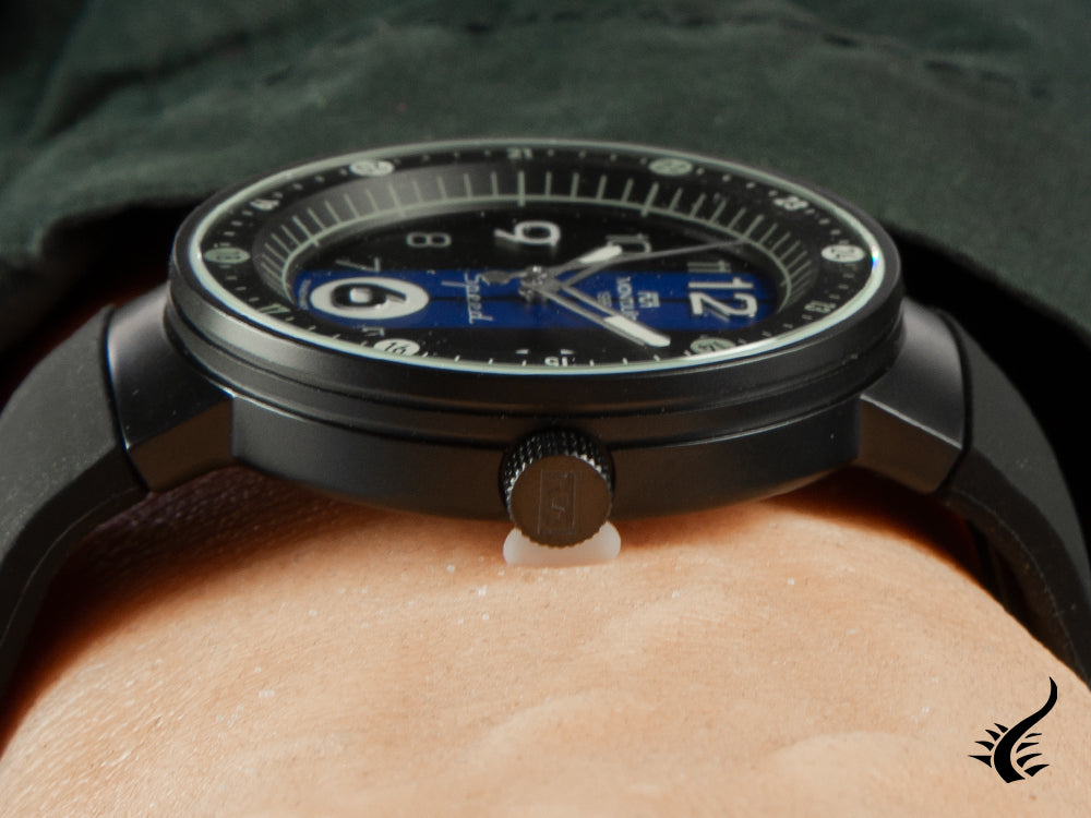 Montjuic Sport Quartz Watch, Stainless Steel 316L, Black, 43 mm, MJ1.0703.B