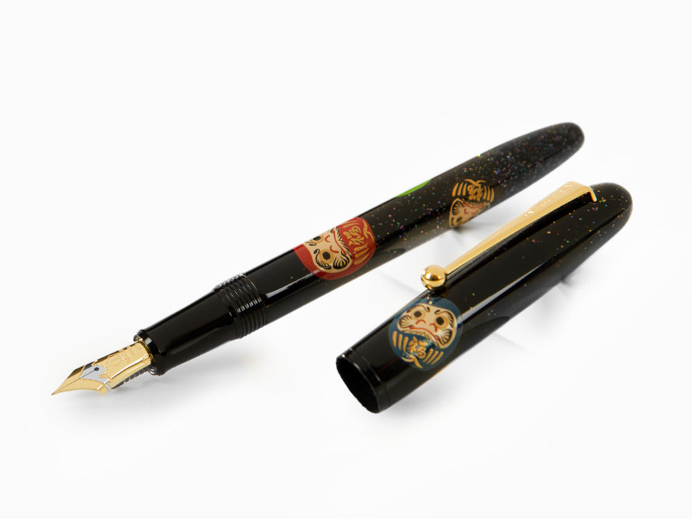 Namiki Yukari Daruma Raden Fountain Pen, Urushi, FNK-DARUMA