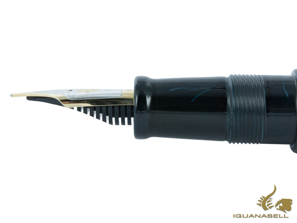 Stylo Plume Nakaya Cigar Ascending Dragon I-Tamesukashi, pointe bicolore