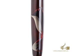 Stylo plume Nakaya Cigar Un renard avec la lune des moissons, Ebonite