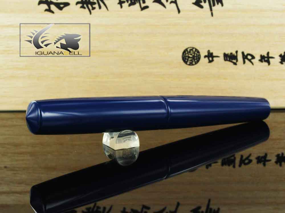 Nakaya Cigar Piccolo, Kikyo Fountain Pen, Ebonite, Urushi lacquer