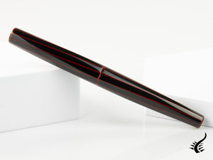 Nakaya Cigar Fountain Pen Kuro-Tamenuri, Decapod (TW), Ebonite, Urushi