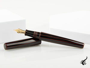 Nakaya Cigar Fountain Pen Kuro-Tamenuri, Decapod (TW), Ebonite, Urushi