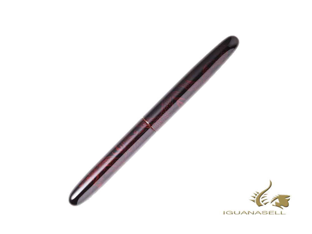 Nakaya Cigar Ascending Dragon Fountain Pen Long, Kuro-Tamenuri