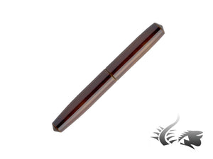 Stylo plume Nakaya Cigar, vert olive, ébonite et laque Urushi