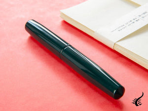 Nakaya Cigar Fountain Pen Piccolo, Midori, Ebonite, Ebonite, 14k Gold