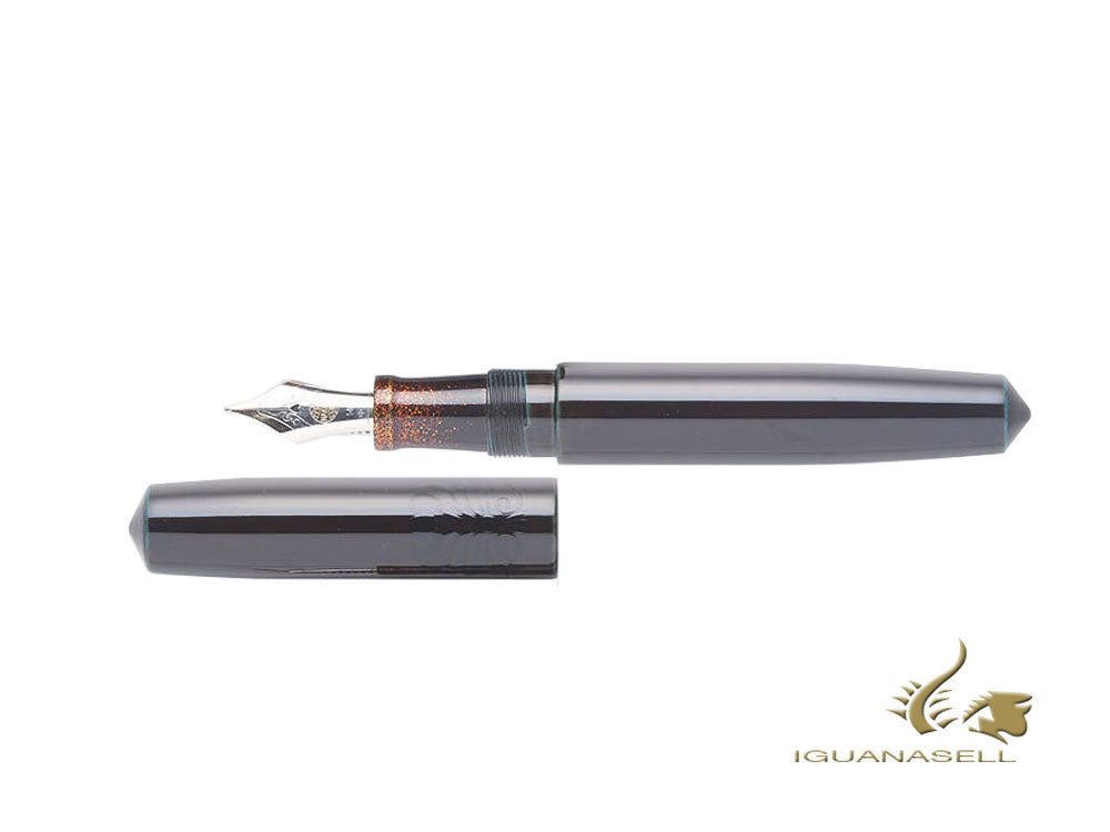 Nakaya Cigar Fountain Pen Piccolo Palmet, Ebonite and Urushi lacquer