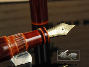 Stylo plume Nakaya Cigar Piccolo, Toki-Tamenuri, ébonite, pointe élastique