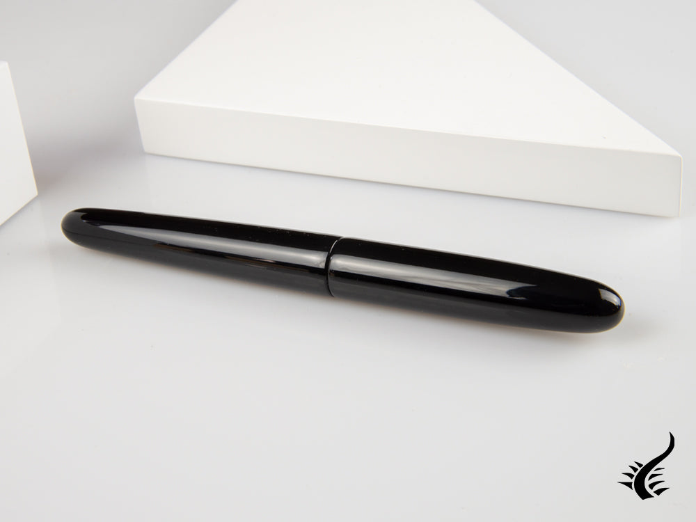 Nakaya Cigar Kuro-Roiro Fountain Pen Portable, Black, 14k Gold bicolour