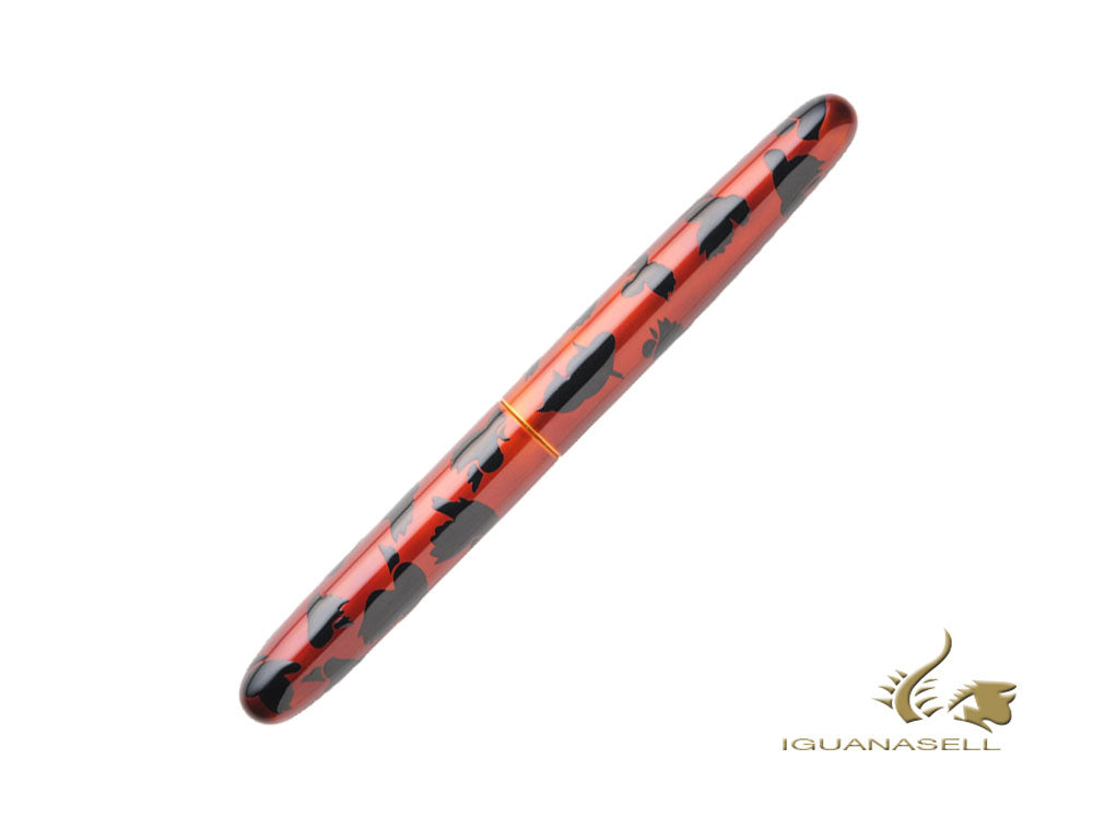 Stylo plume portable Nakaya Cigar, Forêt de chouettes Shu-ai, ébonite