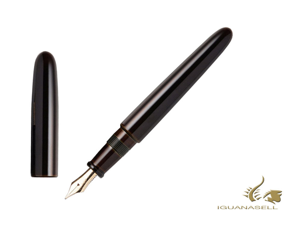 Stylo plume portable Nakaya Cigar, Heki-Tamenuri, laque Urushi, 17 mm