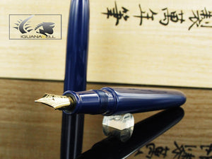 Stylo plume portable Nakaya Cigar, Kikyo, laque Urushi