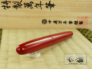 Nakaya Cigar Fountain Pen Shu-nurippanashi, Portable, Ebonite