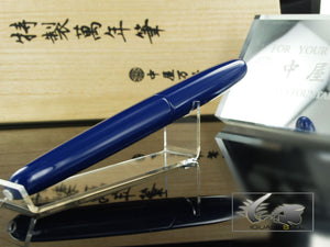 Stylo plume portable Nakaya Cigar Kikyo, laque Ebonite Urushi