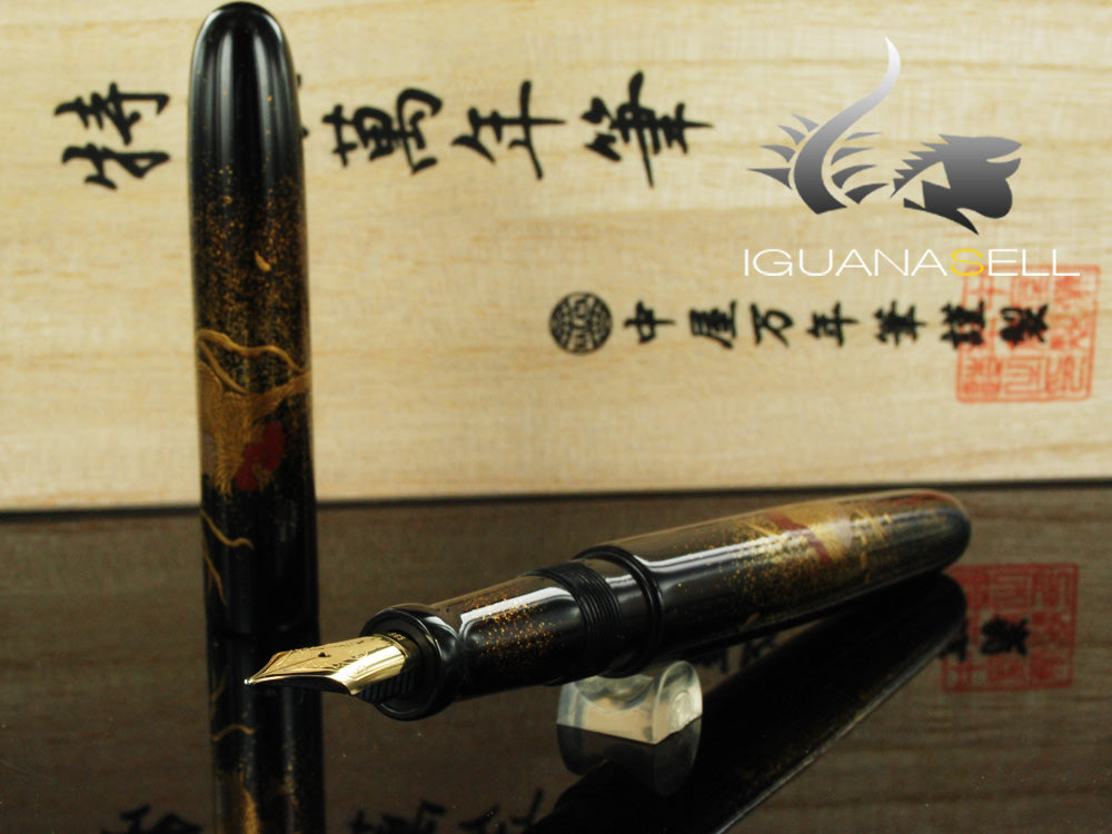 Nakaya Cigar Long Fighting Roosters Fountain Pen , Ebonite