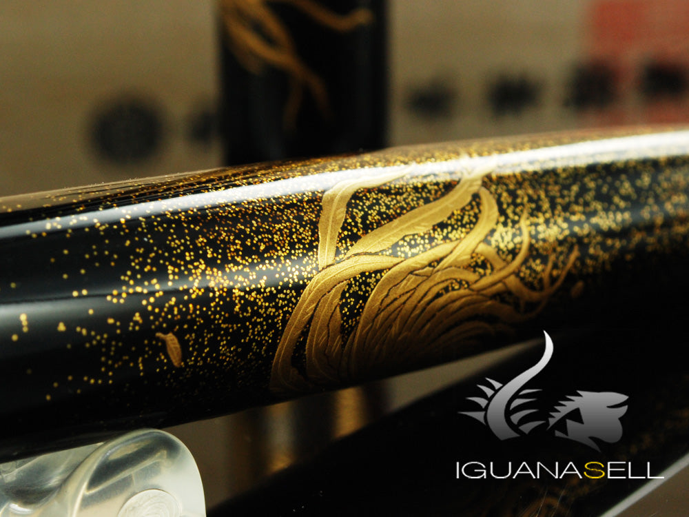 Nakaya Cigar Long Fighting Roosters Fountain Pen , Ebonite