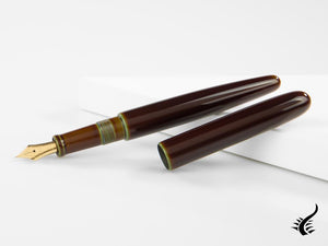 Stylo plume Nakaya Cigar Long Heki-Tamenuri, ébonite, laque Urushi