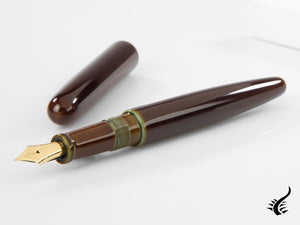 Stylo plume Nakaya Cigar Long Heki-Tamenuri, ébonite, laque Urushi