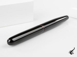 Stylo plume Nakaya Cigar Long Kuro-Tamenuri, ébonite, laque Urushi