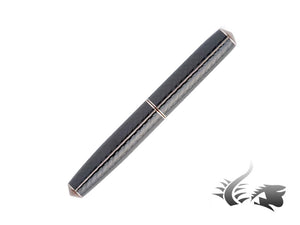 Nakaya Cigar Makie Ajiro 2 Fountain Pen, Black, Piccolo, Ebonite