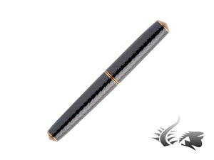 Nakaya Cigar Makie Ajiro Fountain Pen, Black, Piccolo, Ebonite