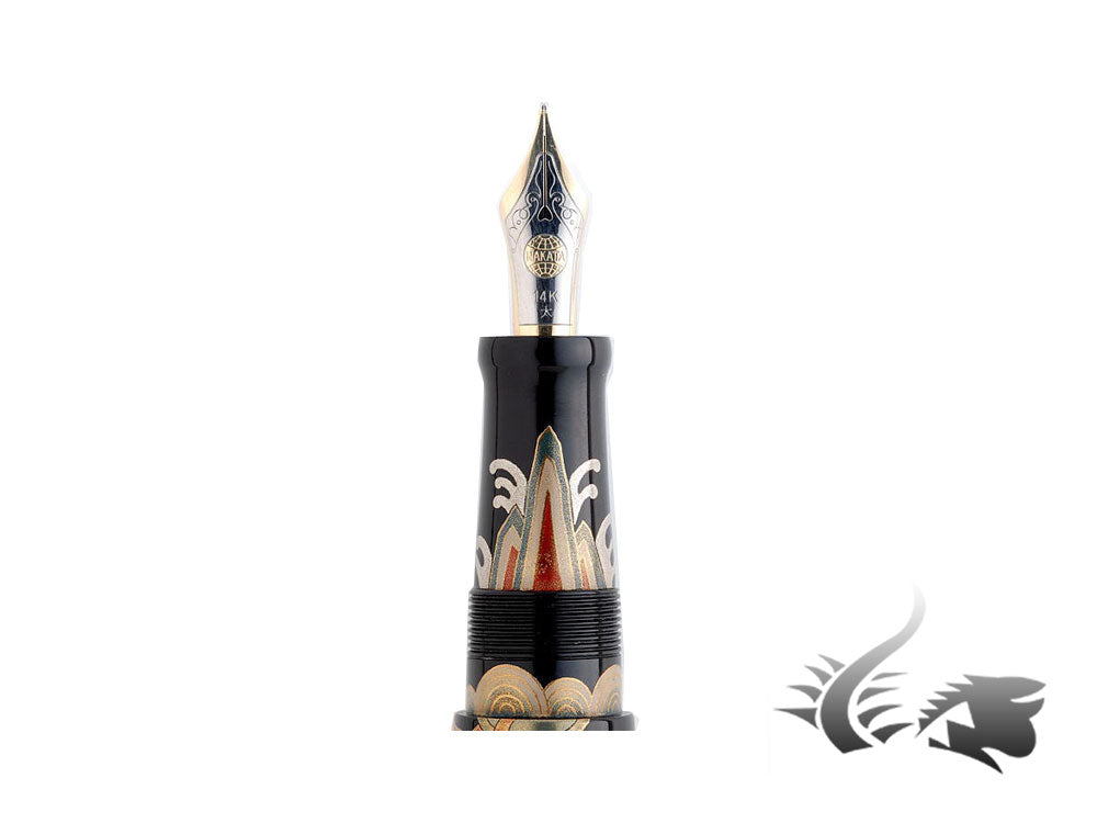 Stylo plume Nakaya Cigar Makie Dragon de l'empereur chinois, portable