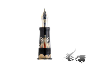 Nakaya Cigar Makie Dragon of the Chinese Emperor Fountain Pen, Portable