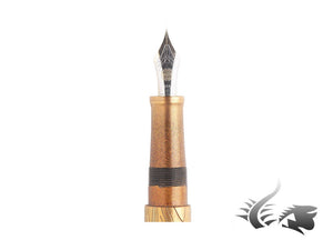 Stylo plume Nakaya Cigar Makie Jurojin, long, laque Urushi