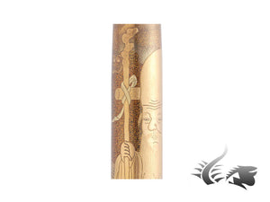 Stylo plume Nakaya Cigar Makie Jurojin, long, laque Urushi