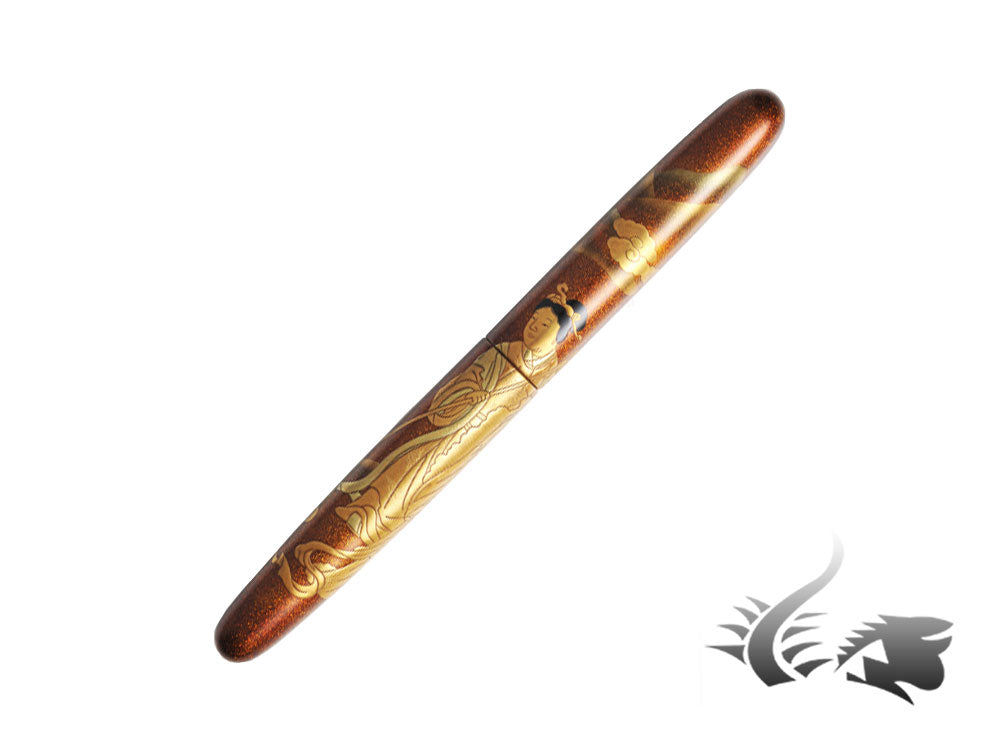 Stylo plume Nakaya Cigar Makie Seiohbo, long, ébonite