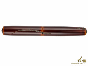 Nakaya Cigar Nuno kise Hon Kataji Fountain Pen Piccolo, Toki-Tamenuri